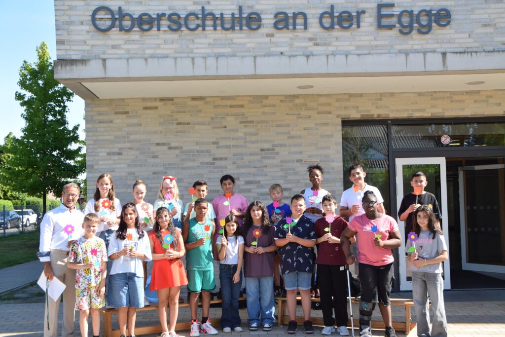 Klassenfoto der 5B