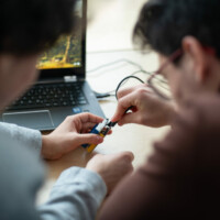 Arbeit am Mikrocontroller